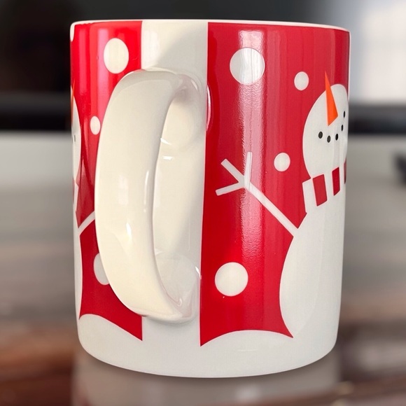 Crate & Barrel Snowman Christmas Winter Coffee Mug - Picture 4 of 7